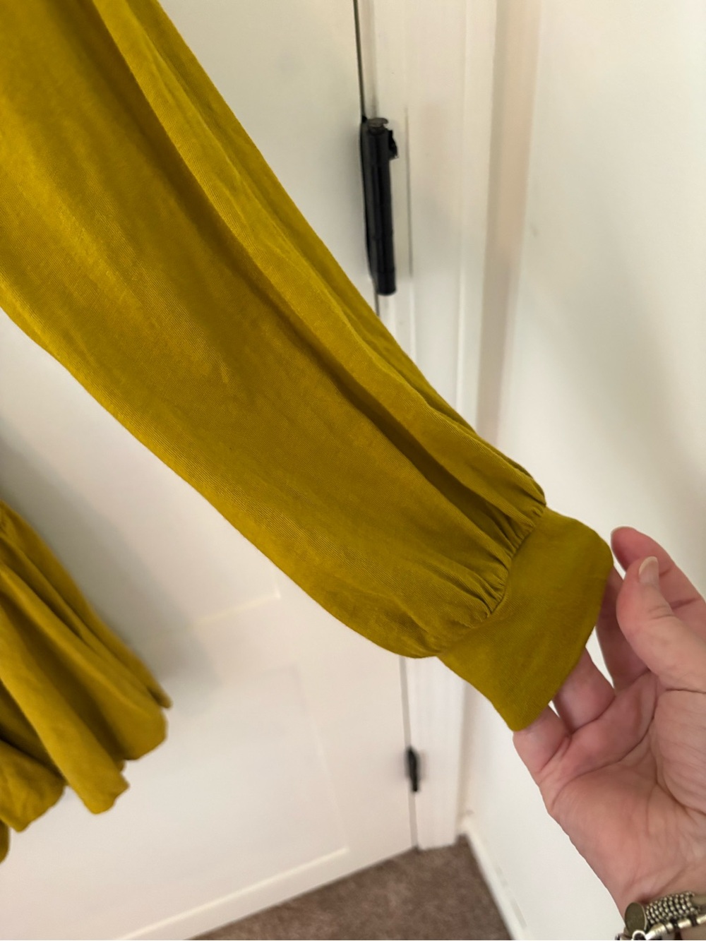 Free People Scorching Hot Mini Dress Chartreuse Off-Shoulder. Size Small. - Picture 3 of 10